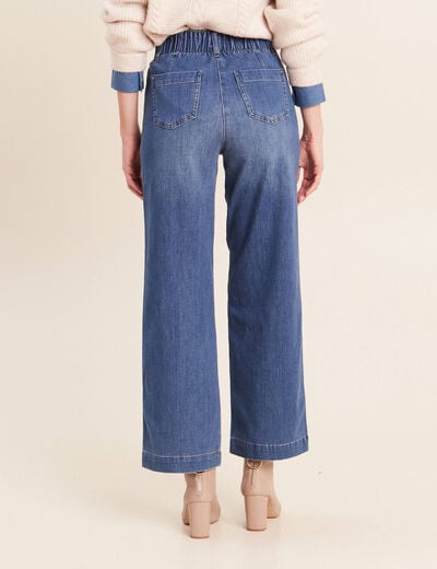 Jean denim denim stone femme