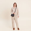 Chemise esprit veste blanc femme