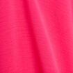 Blouse manches 3/4 rose fushia femme