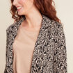 Veste esprit tailleur noir femme