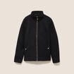 Manteau doubl&eacute; avec laine noir femme