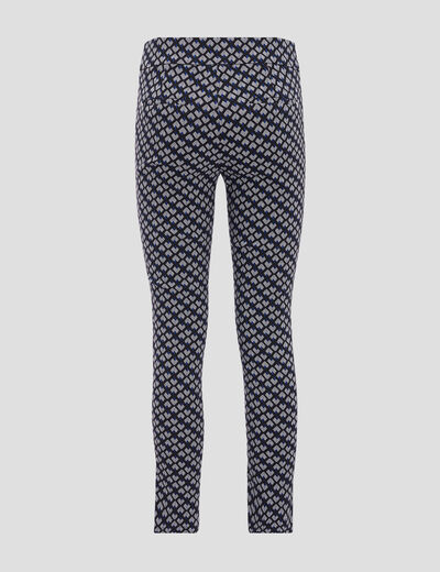 Tregging taille élastiquée noir femme