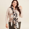 Foulard noir femme