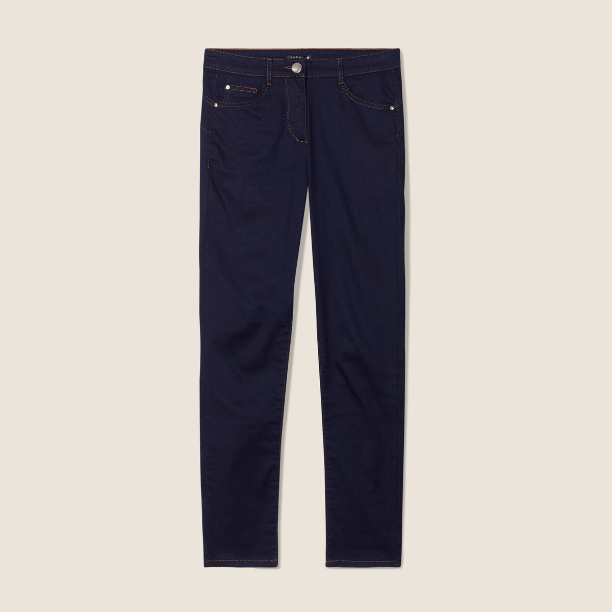 Jean magique Le L&eacute;ger coupe ajust&eacute;e denim brut femme