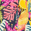 Blouse ample manches courtes multicolore femme