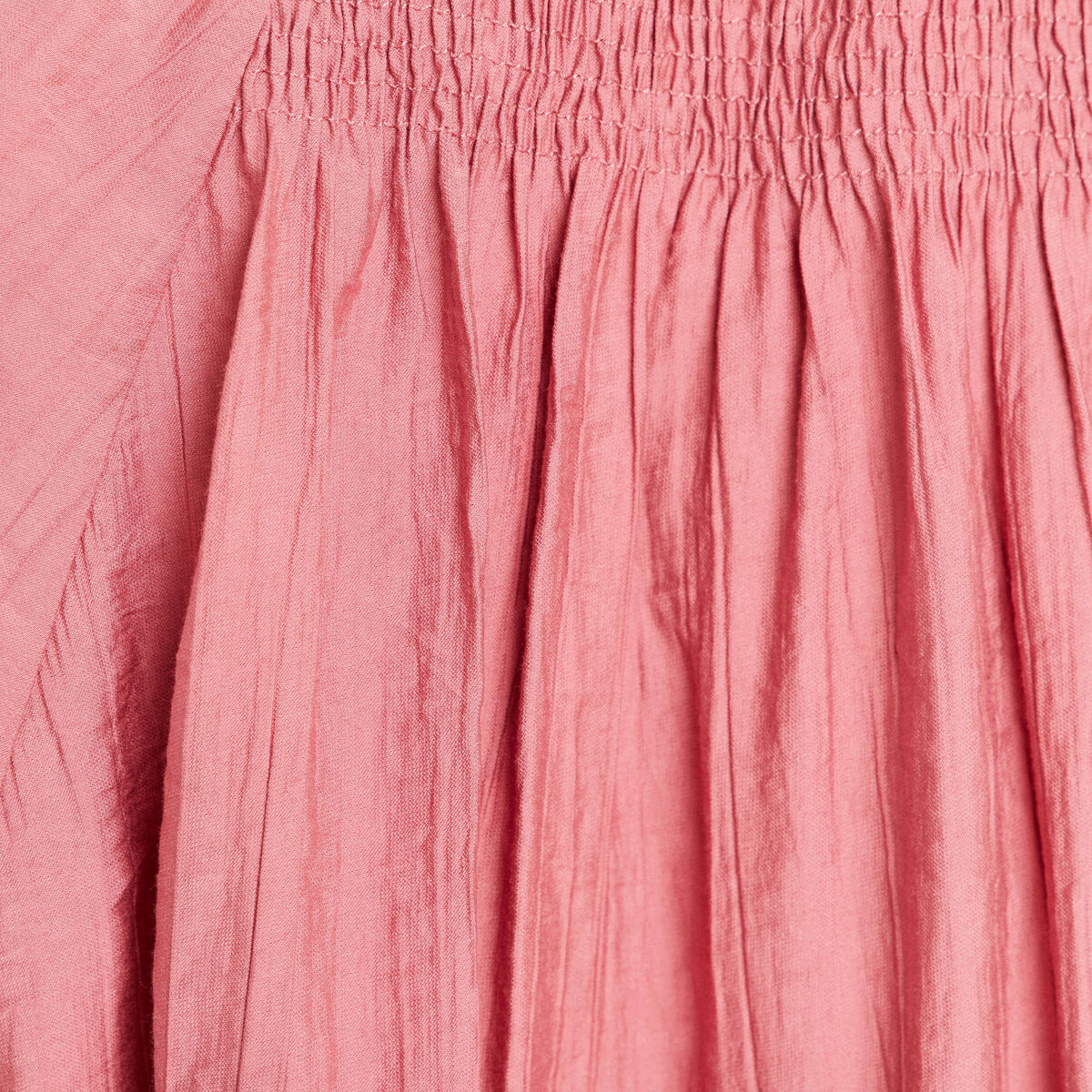Blouse ample col v manches 3/4 mauve femme