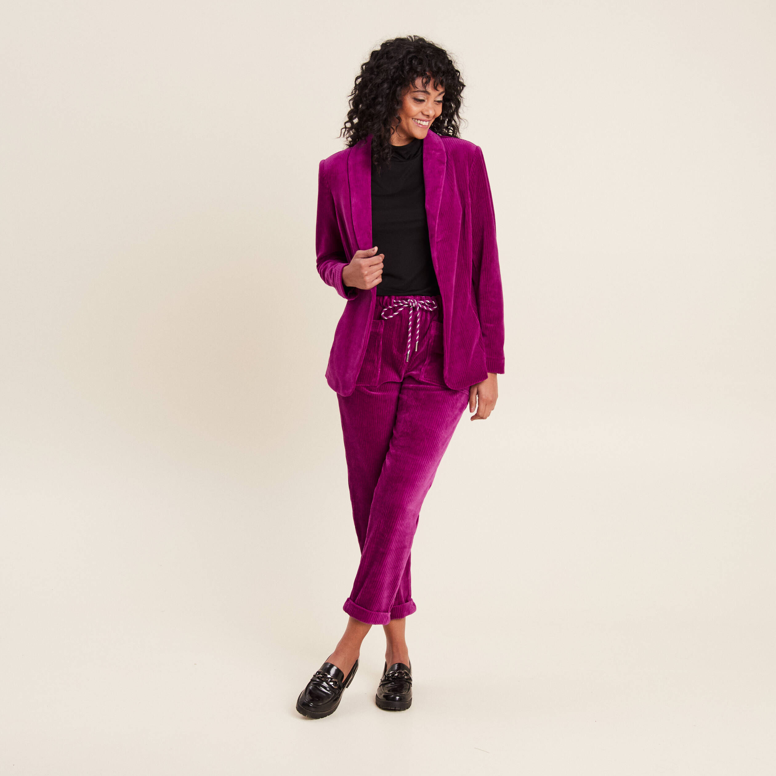 Tailleur mauve femme online