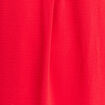 Robe droite manches courtes rouge femme
