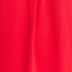 Robe droite manches courtes rouge femme