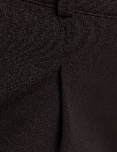Pantalon cargo flou noir femme