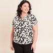 T-shirt manches courtes noir femme