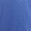 Blouse col v manches courtes bleu roi femme