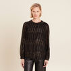 Blouse manches longues couleur or femme