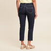 Jean droit 7/8ème denim brut femme