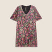 Robe évasée sequins multicolore femme