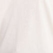 T-shirt col v manches courtes brillant ecru femme