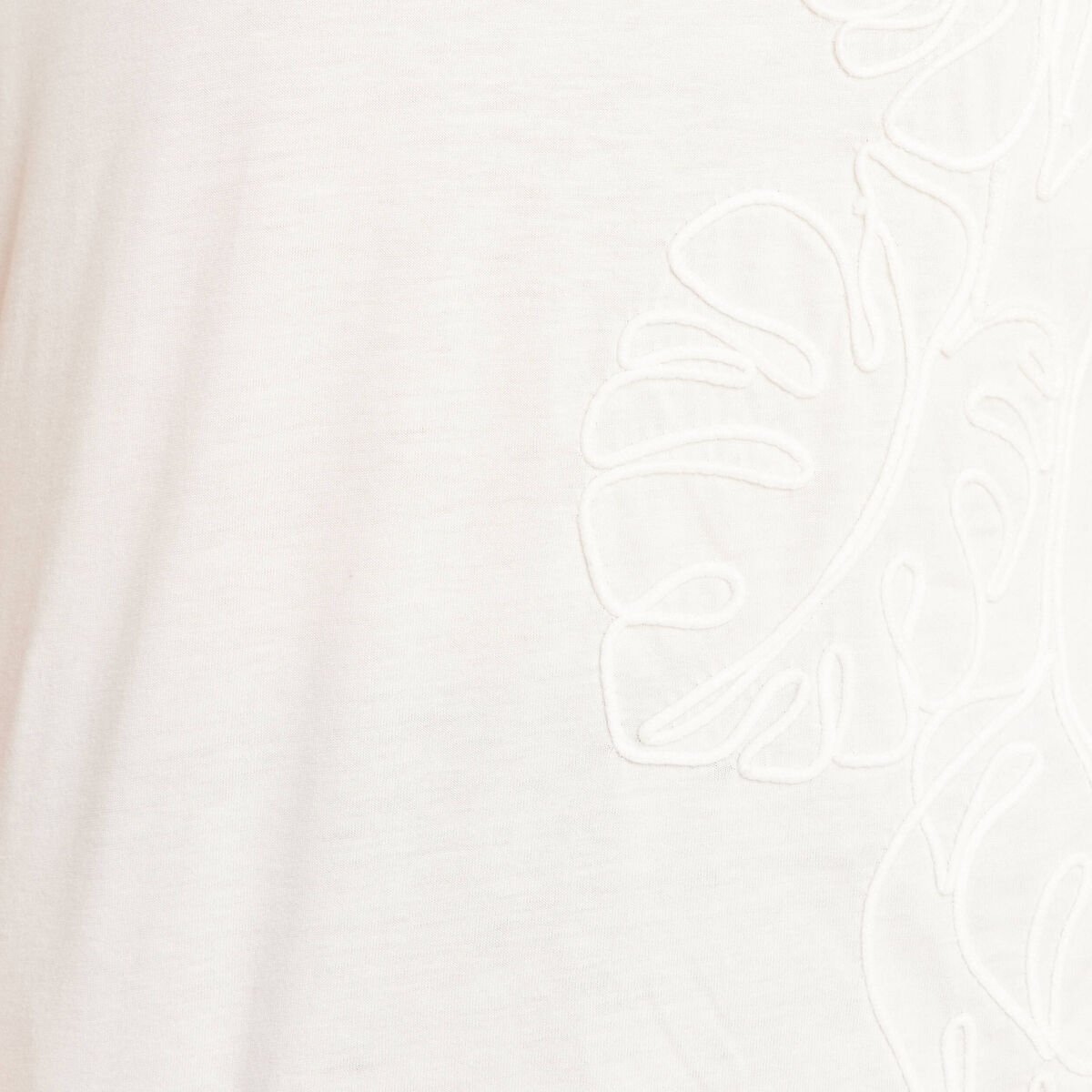 T-shirt manches courtes ecru femme