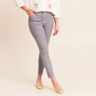 Jean magique Le L&eacute;ger coupe ajust&eacute;e denim gris femme
