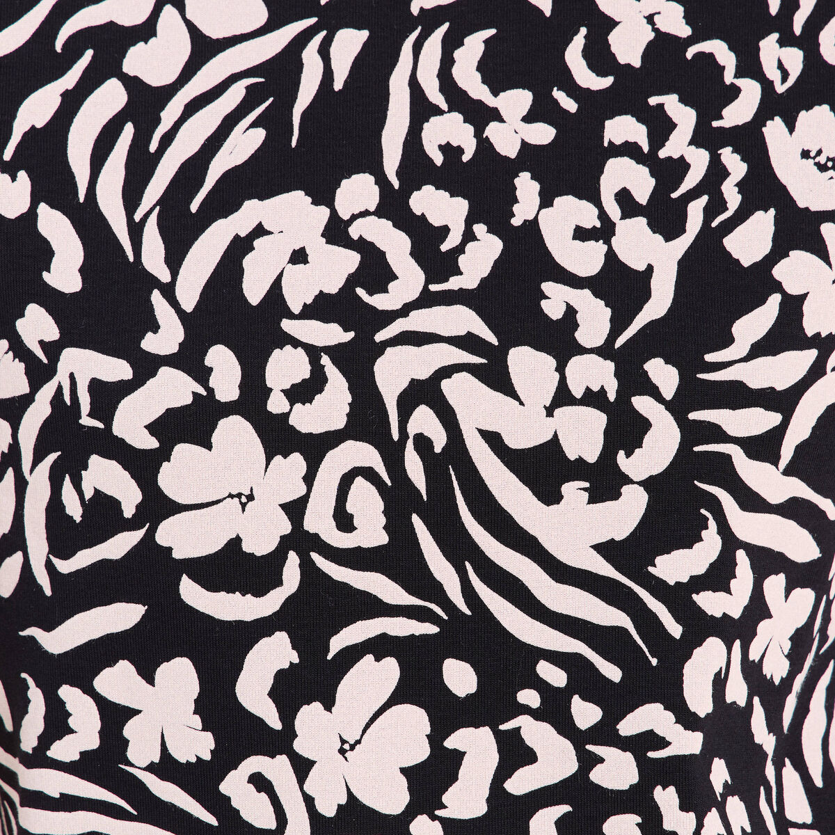 T-shirt en coton biologique noir femme