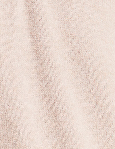 Pull sans manches creme femme