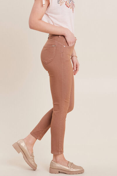 Pantalons Marron Femme