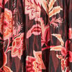 Robe courte &eacute;vas&eacute;e col v manches longues marron femme