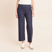 Jean large 7/8&egrave;me denim brut femme