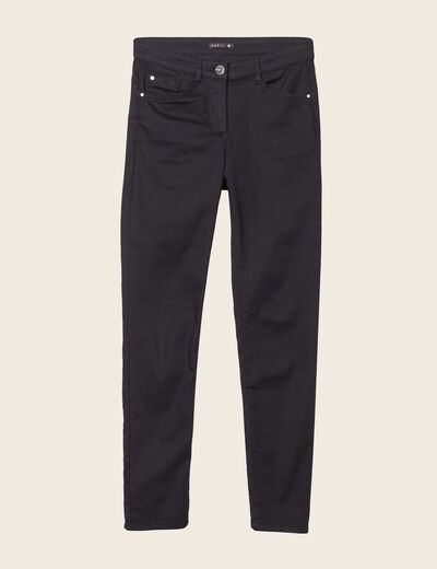 Pantalon léger taille standard 7/8ème noir femme