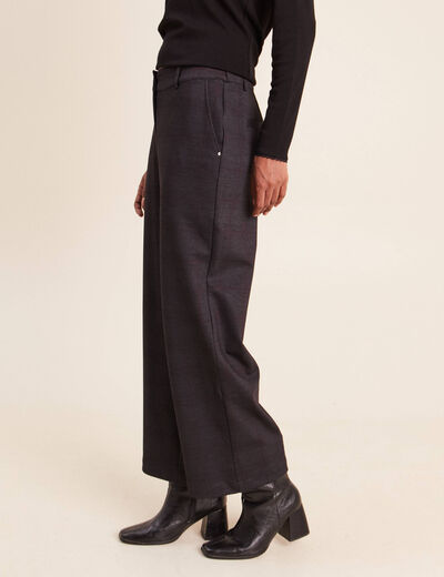 Pantalon gris fonc&eacute; femme