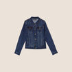 Veste en jeans strass denim stone femme