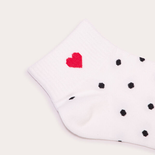Lot de 3 paires chaussettes ecru femme