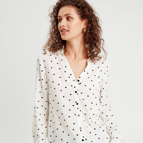 chemise manches longues blanc femme Chemise manches longues blanc femme