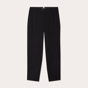 Pantalon carotte noir femme