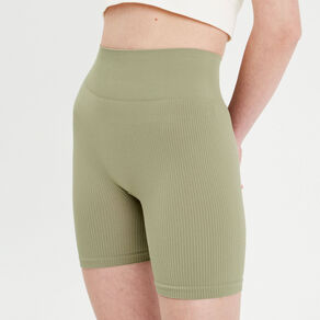 short cycliste sans couture vert fonce femme Short cycliste sans couture vert foncé femme