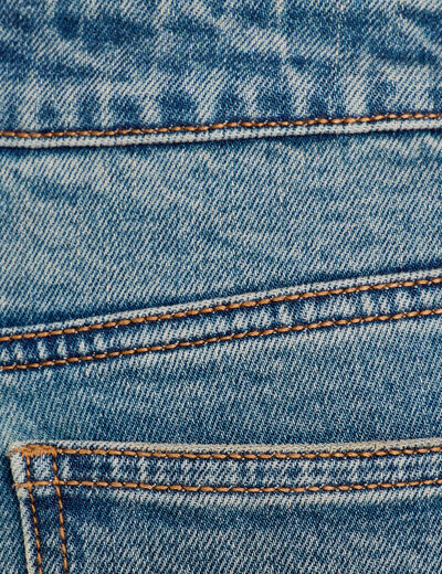 Jeans flare 7/8ème denim dirty femme
