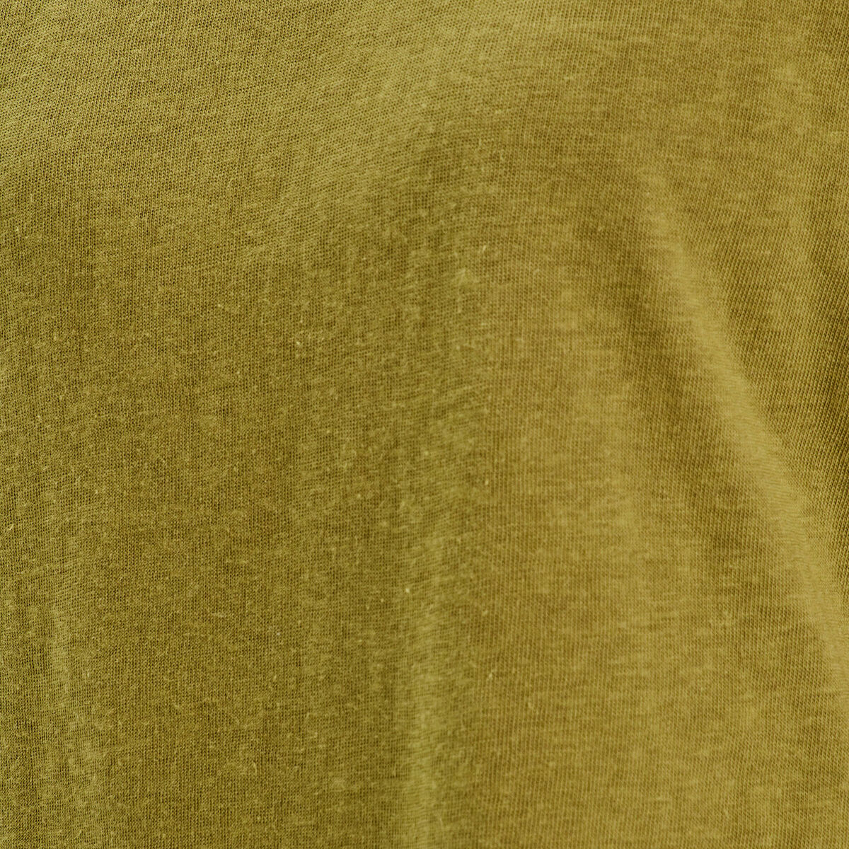 T-shirt manches courtes vert olive femme