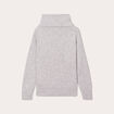 Pull avec col roulé gris clair femme