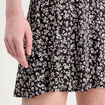 Jupe-short patineuse noir femme
