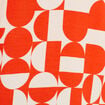 Chemise manches courtes orange femme
