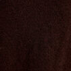 Gilet manches longues broderies col rond marron fonc&eacute; femme