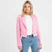 Veste blazer cintrée rose clair femme