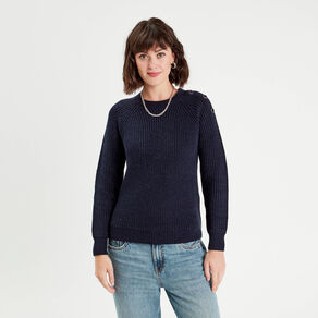 pull manches longues bleu marine femme Pull manches longues bleu marine femme