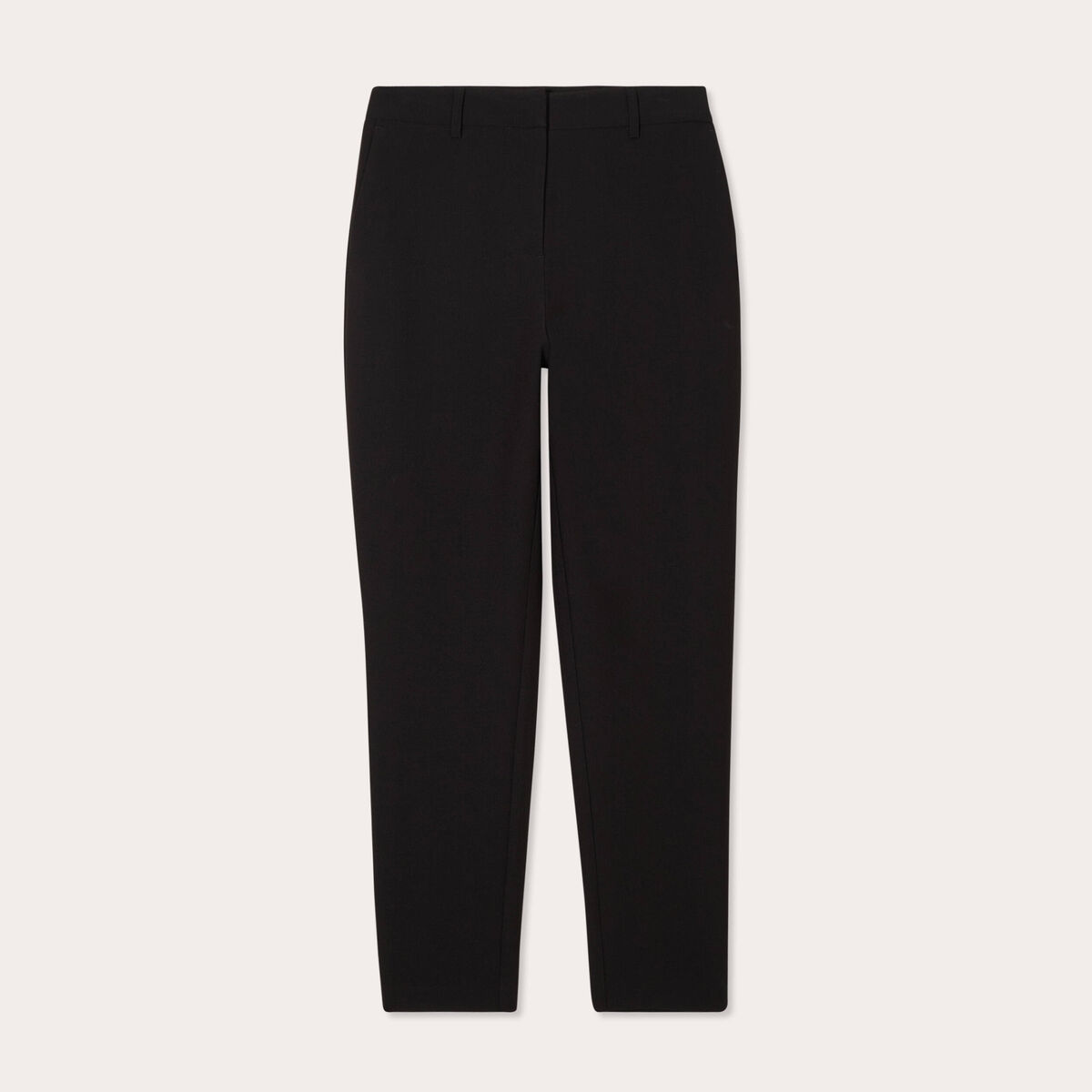 Pantalon slim noir femme