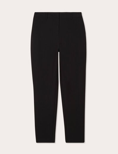 Pantalon slim noir femme