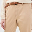 Pantalon chino 7/8ème beige femme