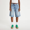 Bermuda en jean denim triple stone femme