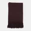 &Eacute;charpe chin&eacute;e marron fonc&eacute; femme