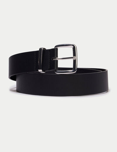 Ceinture large noir femme