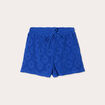 Short droit bleu electrique femme
