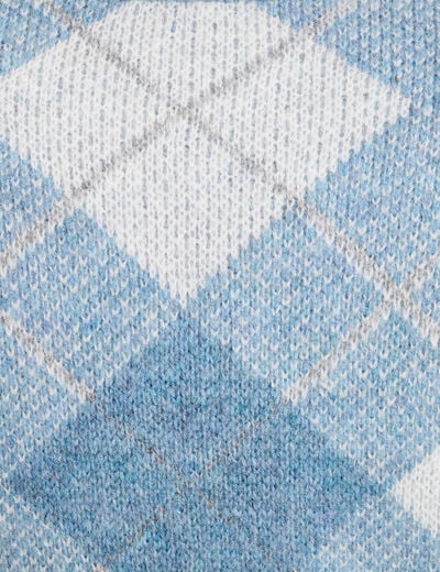 Pull manches longues bleu femme